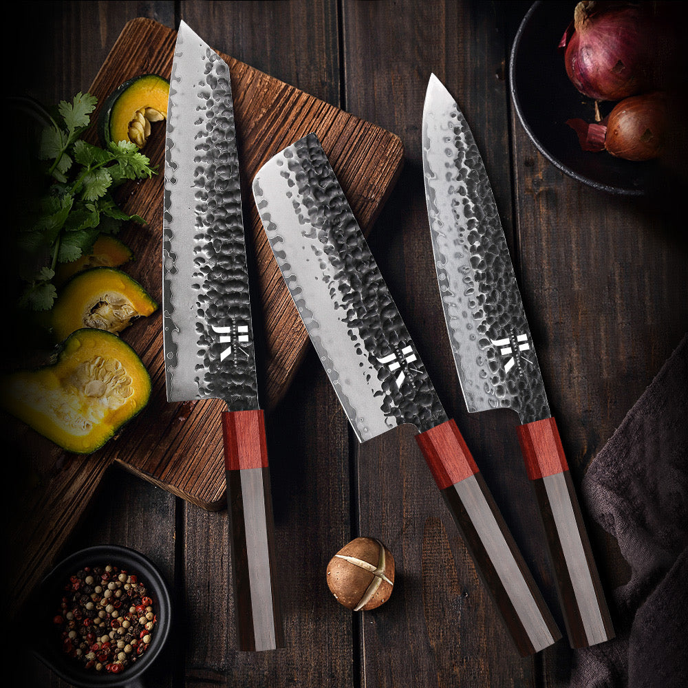 Black Series Chef Knife – 3-Piece Knife Set